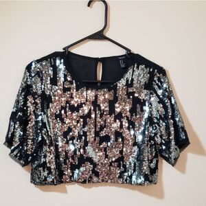 Forever 21 sequence crop top size m